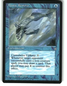 Magic the Gathering - Ice Age Mystic Remora 1995 87 Common - Picture 1 of 2