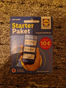 LIDL CONNECT Starterpaket unregistriert SIM Karte NEU mit 10€ Startguthaben 5G - Bild 1 von 2