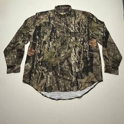 Mossy Oak Men’s Tibbee Technical Hunt Shirt Break Up Country Long Sleeve Large - Image 1 of 4