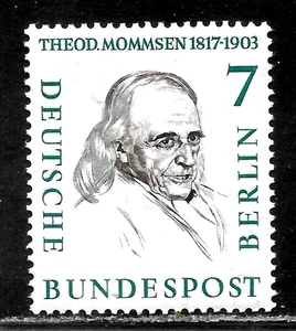 HICK GIRL-OLD MINT GERMAN BERLIN SC#9N148 THEOD MOMMSEN X4286 - Picture 1 of 2
