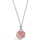  Crystal Holder Necklace Cage Stainless Steel for Stone Net Bag