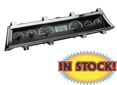 Dakota VHX-66C-CVL-K-W - 1966-67 Chevy Chevelle VHX Gauge Kit - Black/White - Image 1 of 4