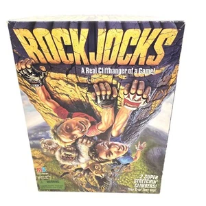 Vintage 1994 Milton Bradley Rock Jocks Board Game PARTS EMPTY BOX #6939 - Picture 1 of 7