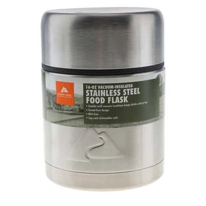 16-Ounce Double-Wall Vacuum Insulated Food Jar Stainless Steel Food Storage Jar - Picture 1 of 7