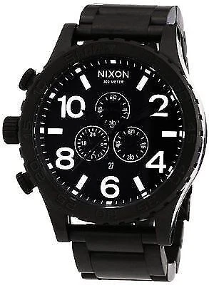 Nixon 51-30 Chrono Men's Black Watch - A083-001-00