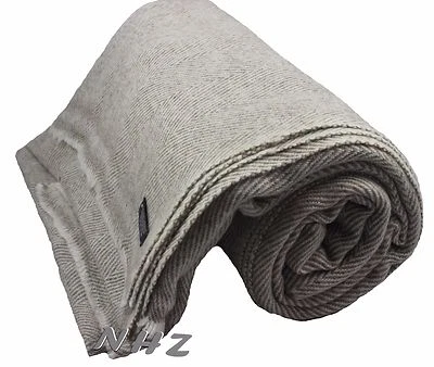 100% Cachemira Tiro/Espiga Marrón 54"x108" - Zona Artesanal Nepalí Foto 1 de 4