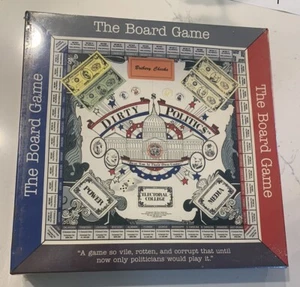 EXTREMELY Rare!! DIRTY POLITICS The Board Game Vintage 1992 New & Sealed HTF - Picture 1 of 6