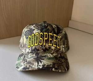 Cappello Zach Bryan GODSPEED raro 2024 Quittin Time Tour mimetico raro esaurito - Foto 1 di 6