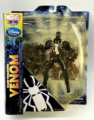 Figura de acción Diamond Marvel Select Venom exclusiva de Disney Store Flash Thompson Foto 1 de 4