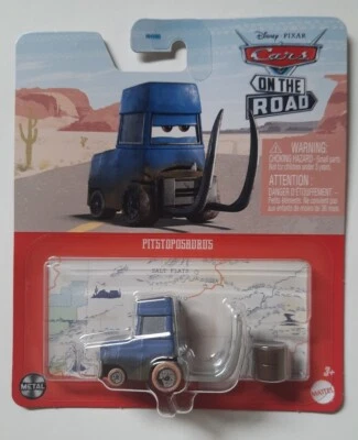 PITSTOPOSAURUS Cars on the road 2021 CARS Disney Pixar Mattel 1/55 maclama - Immagine 1 di 4