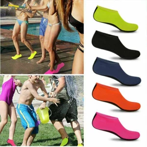 Women Men Water Shoes Barefoot Skin Quick-Dry Aqua Beach Water Swim Sports Socks - Picture 1 of 14