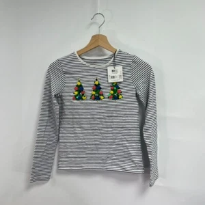 John Lewis Girls Christmas Long Sleeve T-Shirt. Age 10. RRP £16. New with tags - Picture 1 of 5