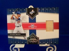 2005 Donruss Champions Impressions Material Baseball Card #410 Jayson Werth Bat 