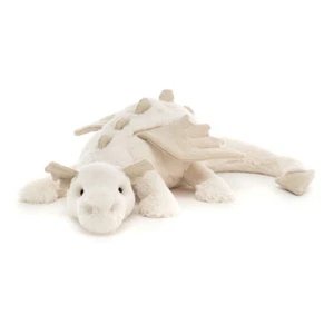 Jellycat - Snow Dragon - Plush Toy - 50cm 20" New - Picture 1 of 3