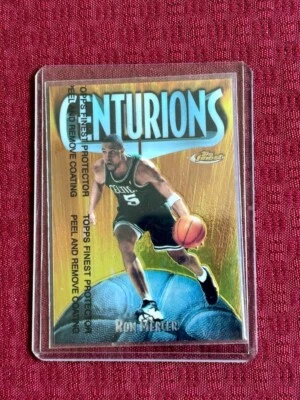 1998-99 Topps Finest CENTURIONS Refractor Ron Mercer Celtics C19 # 248 / 500 - Image 1 of 2