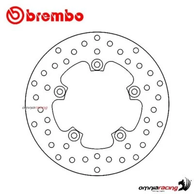 Disco de freno Brembo serie Oro parte trasera fija para Aprilia Tuono 50 2003-2005 Foto 1 de 4