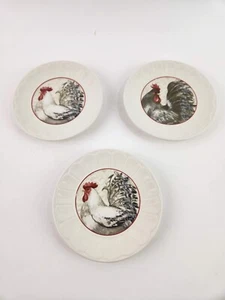 3 Susan Winget Day Break Hahn Vorspeise Snack Teller rustikale Deko Bauernhaus - Bild 1 von 7