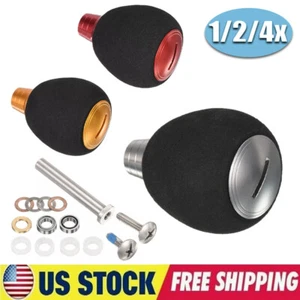 1/2/4 set Fishing Reel Handle Knob EVA Fishing Reel Power Knob Handle Grip US - Picture 1 of 28