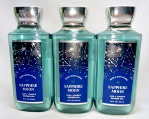 3 Sapphire Moon Shower Gel bath & Body Works 10 Oz - Picture 1 of 1