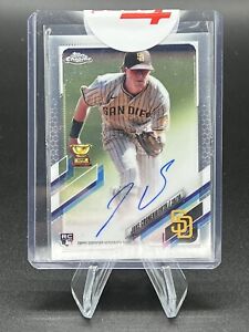 JAKE CRONENWORTH 2021 TOPPS CHROME AUTO Rookie Card, On Card Signed, Redemption