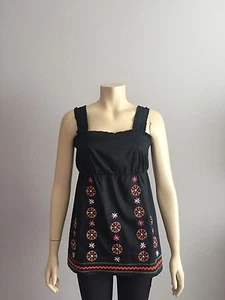 August Silk Women's Black TANK TOP Size S - Picture 1 of 6