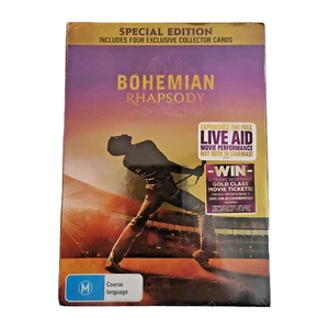 Bohemian Rhapsody (DVD, 2018) Special Edition Sleeve Brand New Sealed Queen Band - Picture 1 of 7