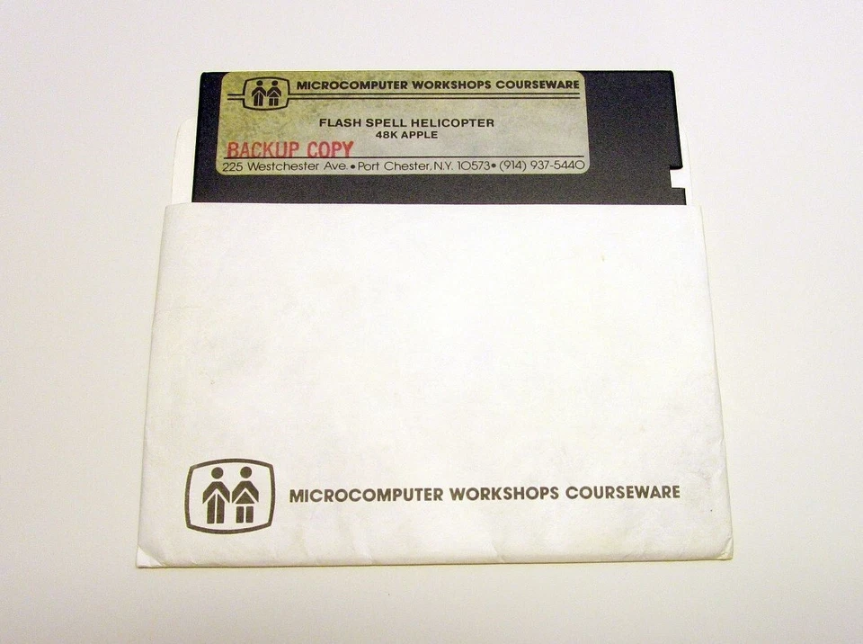Flash Spell Helicopter by Microcomputer Workshops for Apple II+, IIe, IIc, IIGS - Image 1 of 1