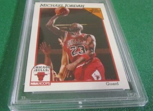 1991 Hoops MICHAEL JORDAN MVP #30 PSA 6 Card Excellent - Mint Bulls - Picture 1 of 6