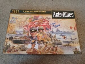 AXIS & ALLIES 1941 Board Game WWII Avalon Hill unpunched excellent