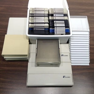 MENGE 11 - FELLOWES 5,25"" DISKETTEN-DATEI-ORGANIZER - PLUS 80 GEBRAUCHTE DISKETTEN - Bild 1 von 11