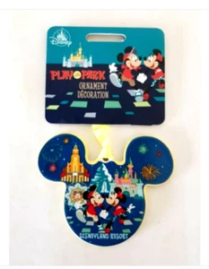 Disney Mickey Minnie Mouse & Friends at Disneyland Mickey Icon Ceramic Ornament - Picture 1 of 7