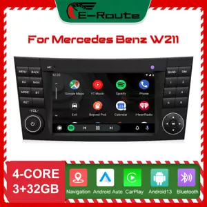 For Mercedes Benz E/CLS/G W211 W219 Android 13.0 Car Radio Stereo DAB+ GPS Navi - Picture 1 of 18