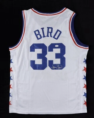 Larry Bird SIGNED #33 1985 Eastern Conference All-Stars M&N jersey w/ JSA COA - Image 1 of 3