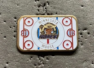 Minnesota Moose Rink IHL Hockey Pin - Imagen 1 de 2