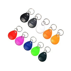 10Pcs 125KHz Writable RFID EM4305 RFID Keyfobs Tag Token For Copier Multi Colors - Picture 1 of 7