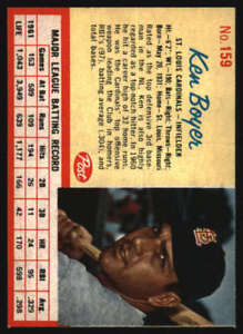1962 Post Cereal #159 Ken Boyer EXMT/EXMT+ Cardinals 571855