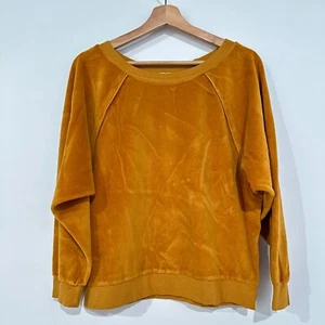Top donna SUZIE KONDI velluto raglan taglia grande olivello spinoso oro/marrone - Foto 1 di 7