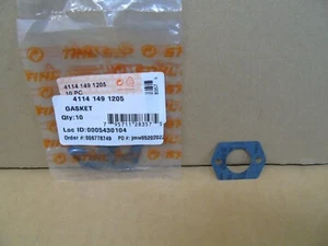 One NOS OEM Trimmer Carb Gasket STIHL 4114 149 1205 FS38 45 55 - Picture 1 of 6