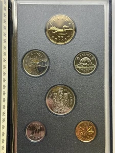 Juego de muestras de Canadá 1989 - Royal Canadian Mint con caja y certificado de autenticidad - Imagen 1 de 6
