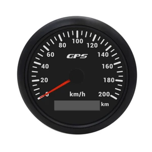 Velocímetro digital GPS de 85 mm odómetro medidor 0-200 km/h para coche barco universal - Imagen 1 de 18