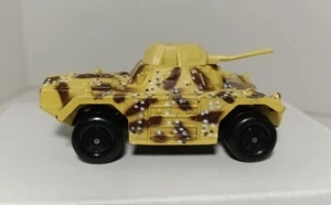 Vintage 1973 Mattel Matchbox Weasel Tan Brown Black Camo Tank Die Cast Vehicle - Picture 1 of 5