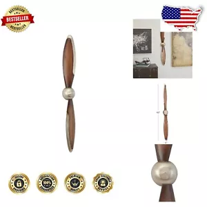 Unique 42" Two-Blade Metal Airplane Propeller Wall Accent - Industrial Style - Picture 1 of 10