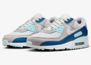 Nike Air Max 90 Glacier Blue Sneaker Schuhe 45.5 US 11.5 FN6958-001 Blau Weiß - Bild 1 von 8