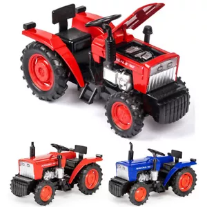 1:32 Farm Tractor Toy Model Metal Diecast Farm Toys Vehicle for Boys Kids Gifts - Picture 1 of 14