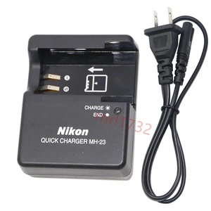 Original Nikon MH-23 Charger for EN-EL9 EL9a D40X D40 D60 D5000 D3000 S6400 - Picture 1 of 5