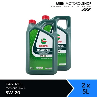 Castrol Magnatec 5W-20 E ACEA C5 API SN GF-5 Ford Motoröl 2x5 Liter = 10 Liter - Bild 1 von 4