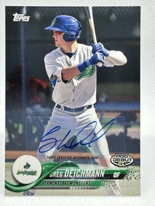 Autografi debutto Topps Pro 2018 Greg Deichmann Monsters #8 - Foto 1 di 2