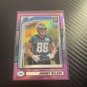 2024 Panini Donruss - Rated Rookie Johnny Wilson #307 Optic Preview Pink... - Picture 1 of 2