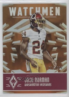 2016 Panini Phoenix Watchmen Orange /299 Josh Norman #WM-JN - Image 1 of 2
