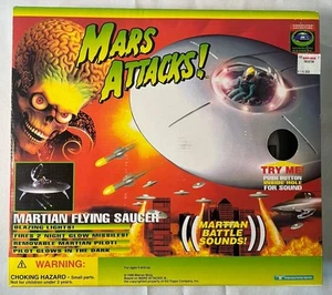 Platillo Volador Marciano Marciano Tim Burton COMPLETO Trendmasters OVNI WB 1996 - Imagen 1 de 6